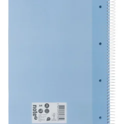 Note! Cadernos E Recargas > Caderno Espiral A4 Pautado 100 Folhas 70g Azul Claro