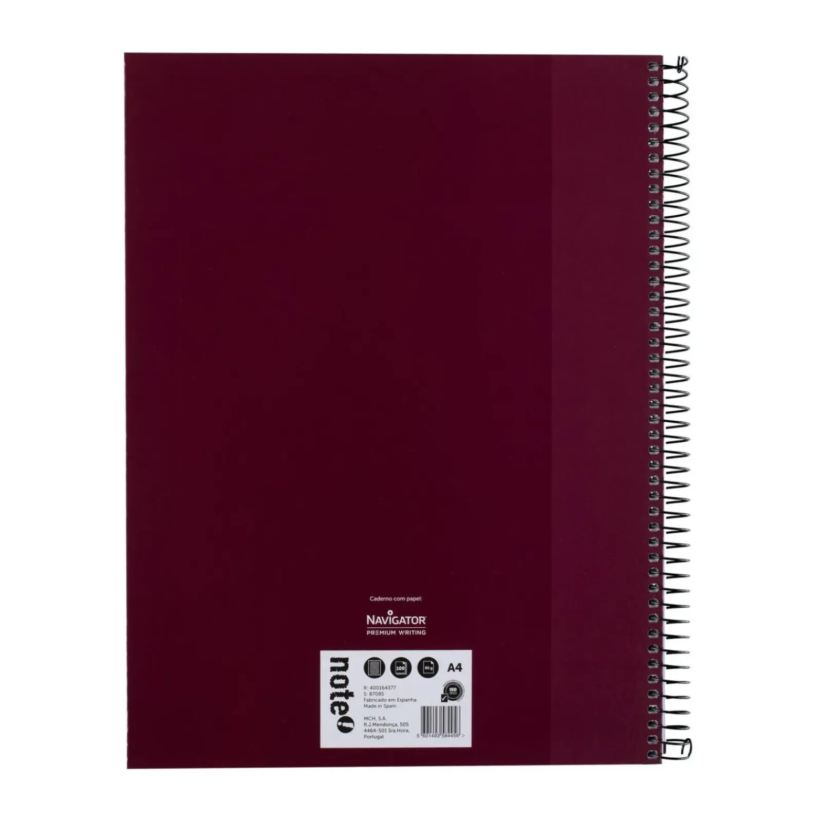 Note! Cadernos E Recargas > Caderno Espiral A4 Pautado (várias cores)