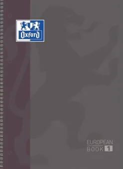 Discount Oxford Caderno Espiral A4 Preto 80 Folhas 90 Gr Eurobook Preto