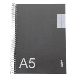 Note! Cadernos E Recargas > Caderno Espiral A5 Quadriculado 100Folhas Tecnoline