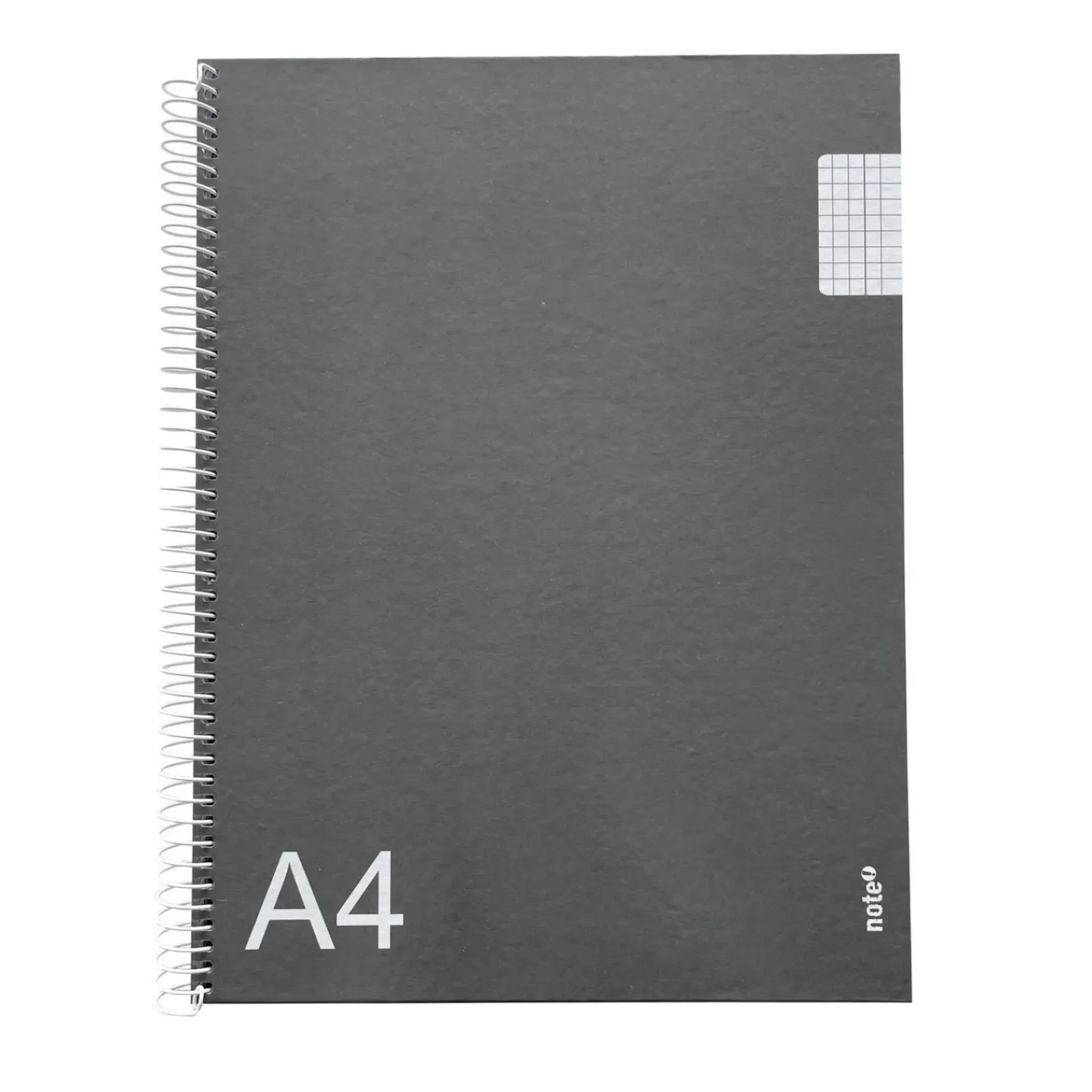 Online Note! Caderno Espiral A4 Quadriculado Preto Tecnoline