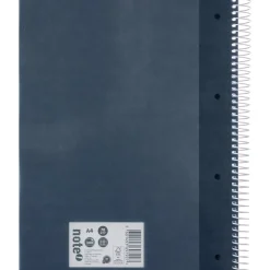 Note! Cadernos E Recargas > Caderno Espiral A4 Quadriculado 100 Folhas 70g Azul Escuro