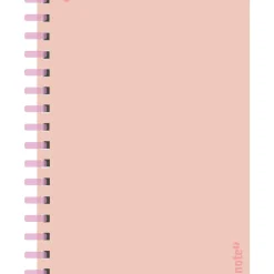 Note! Cadernos E Recargas > Caderno Espiral A5 Soft 80 Folhas 80G Quadriculado