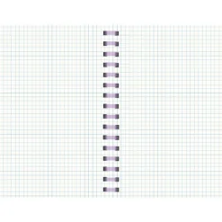 Note! Cadernos E Recargas > Caderno Espiral A5 Soft 80 Folhas 80G Quadriculado