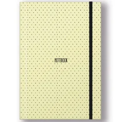 Note! Cadernos E Recargas > Caderno Gift A5 com elástico 96 folhas Liso Pastel Pintas