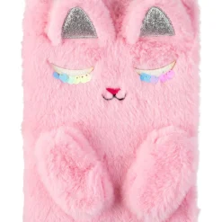 Outlet Outras Marcas Caderno Gift A5 80 Folhas Peluche Gata Rosa