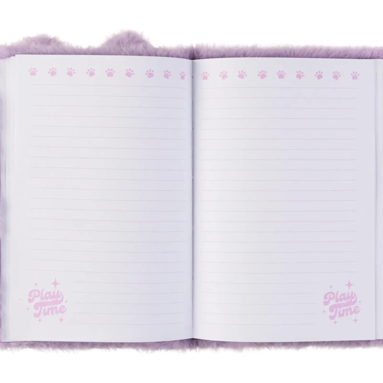 Outras Marcas Cadernos E Recargas|Cadernos E Blocos > Caderno Gift A5 80 Folhas Peluche Gata Lilas