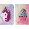 Sem Marca Blocos E Notas Aderentes > Caderno Gift A5 Peluche Unicorn Sortido