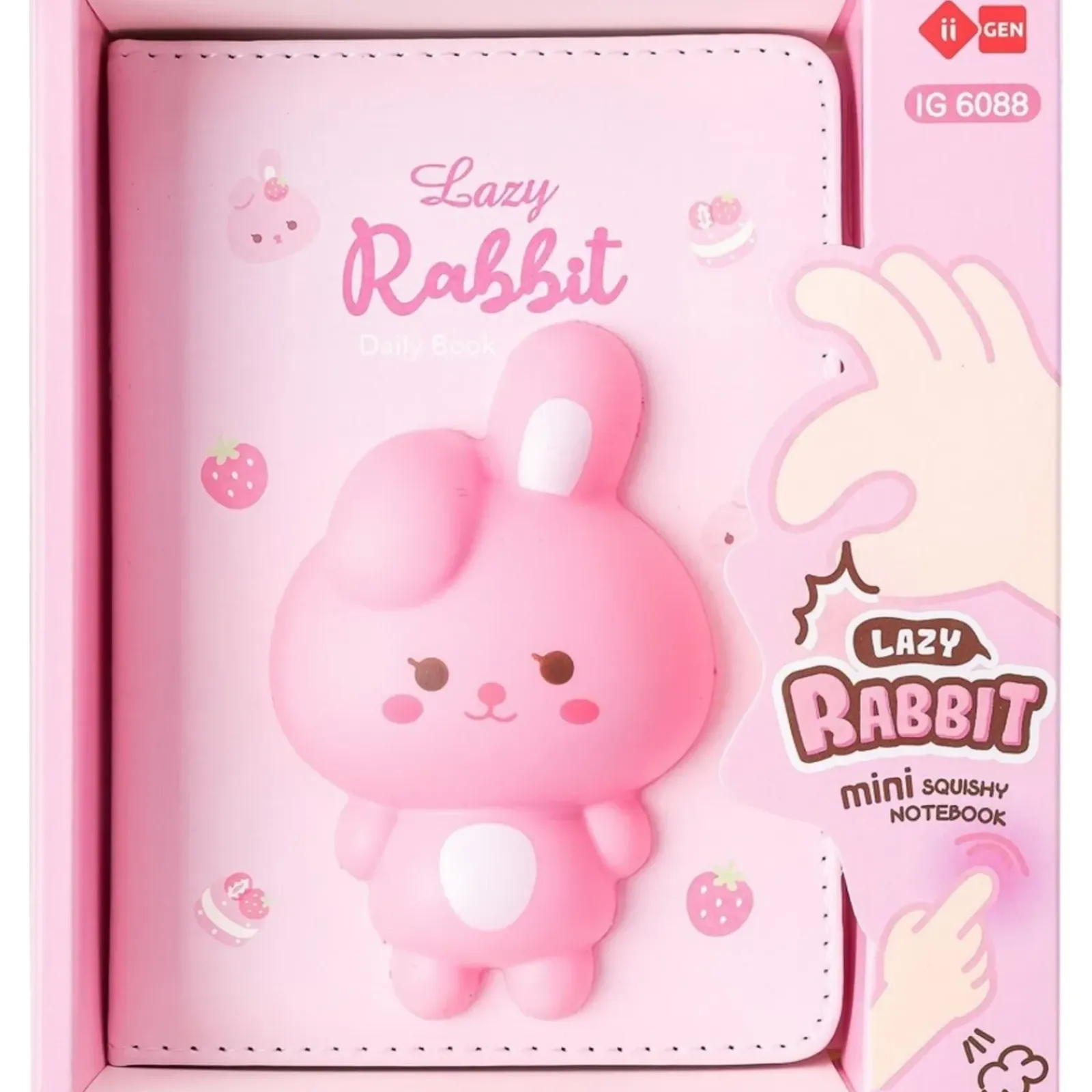Clearance Iigen Caderno Gift A6 Squishy Lazy Rabbit