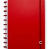 Caderno Inteligente Cadernos E Recargas|Cadernos De Disco > Caderno Grande All Red