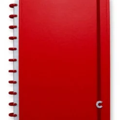 Caderno Inteligente Cadernos E Recargas|Cadernos De Disco > Caderno Grande All Red