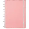 Caderno Inteligente Cadernos E Recargas|Cadernos De Disco > Caderno Grande Rosa Pastel