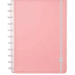 Caderno Inteligente Cadernos E Recargas|Cadernos De Disco > Caderno Grande Rosa Pastel