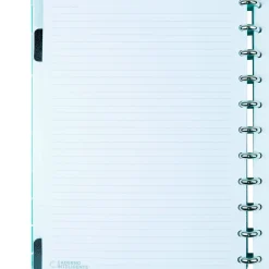 Caderno Inteligente Cadernos E Recargas|Cadernos De Disco > A4 Azul Turquesa Love