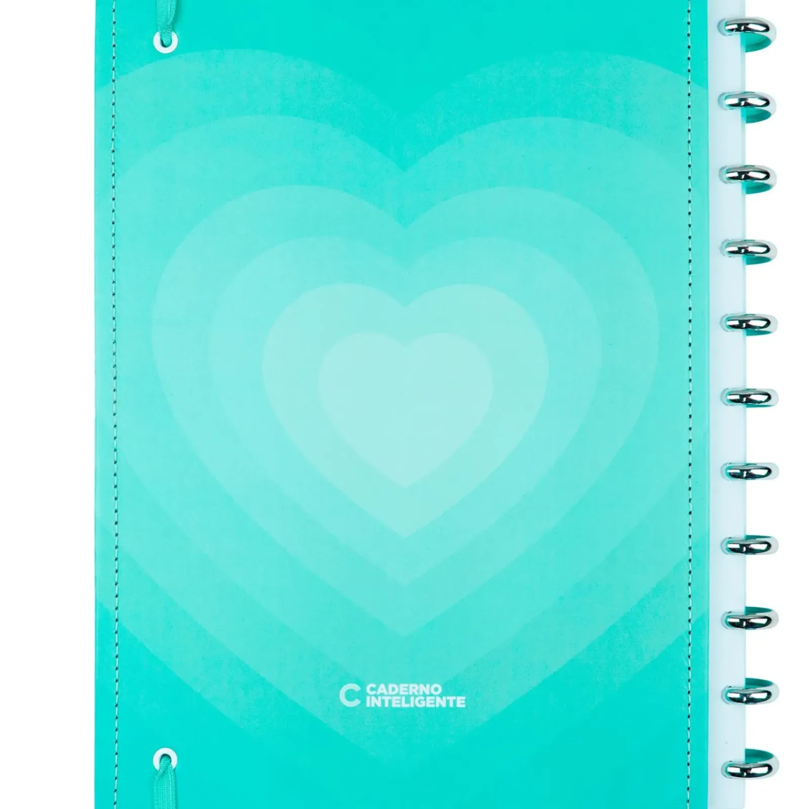 Caderno Inteligente Cadernos E Recargas|Cadernos De Disco > A4 Azul Turquesa Love