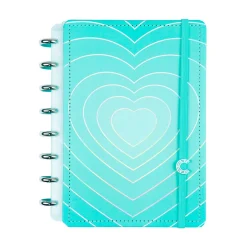 New Caderno Inteligente A5 Azul Turquesa Love