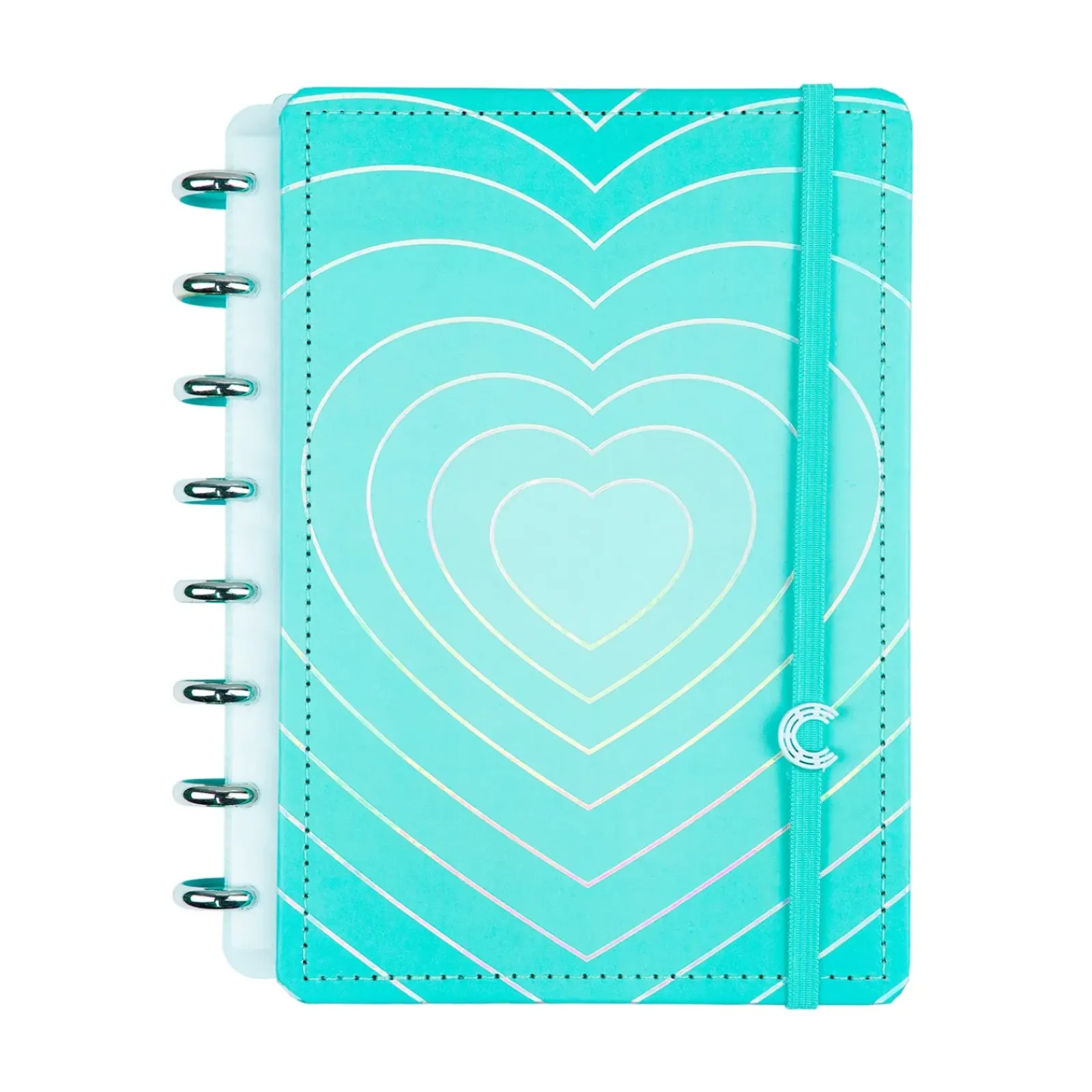 New Caderno Inteligente A5 Azul Turquesa Love