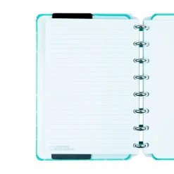 New Caderno Inteligente A5 Azul Turquesa Love