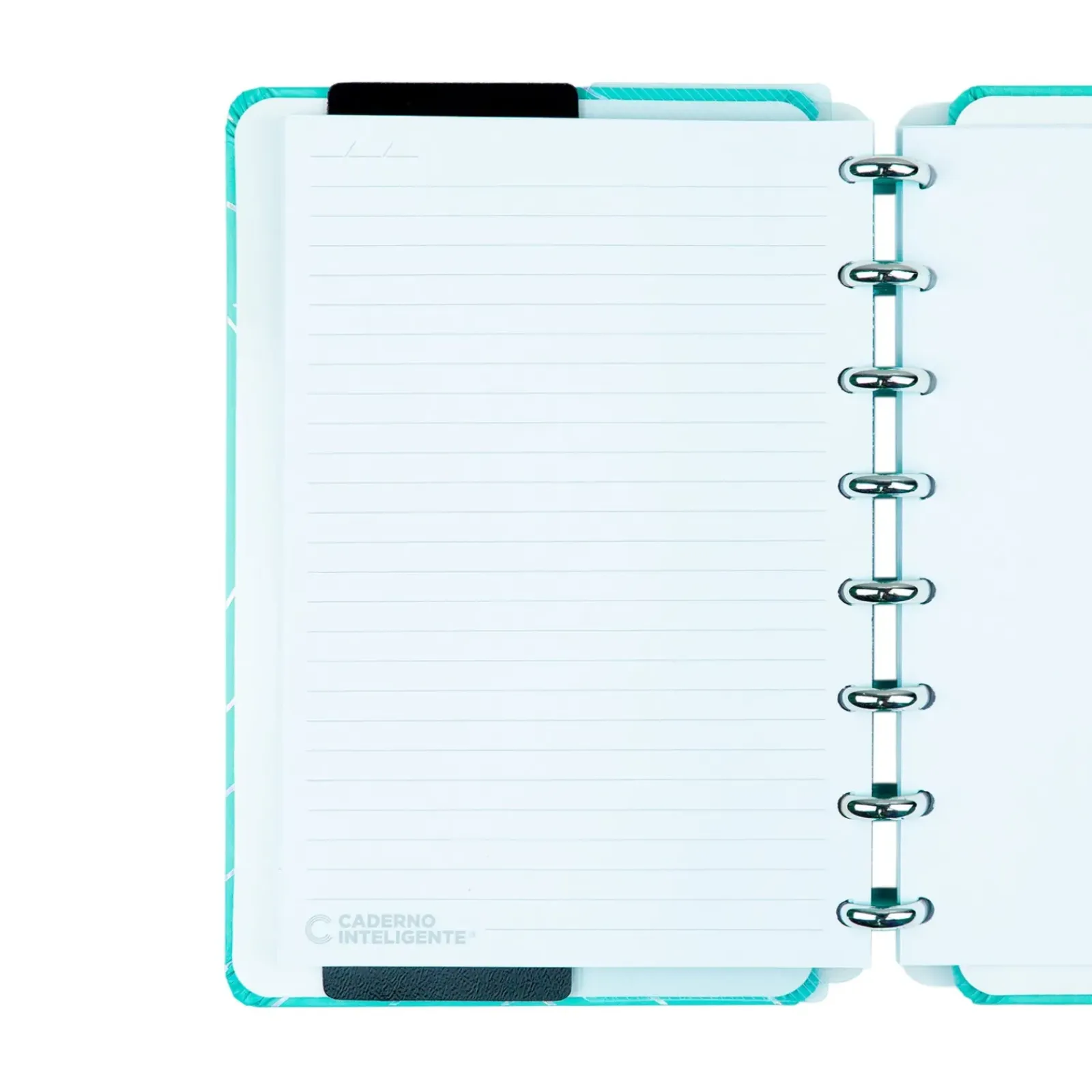 New Caderno Inteligente A5 Azul Turquesa Love