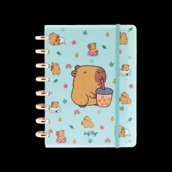 Hot Aurea Caderno Inteligente A5 - Capivara Azul