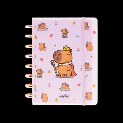 Aurea Cadernos E Blocos > Caderno Inteligente A5 - Capivara Rosa