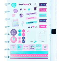 Caderno Inteligente Cadernos E Recargas|Cadernos De Disco > A5 Ice Blue Ci