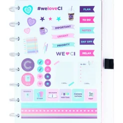 Caderno Inteligente Cadernos E Recargas|Cadernos De Disco > A5 Ice Pink Ci