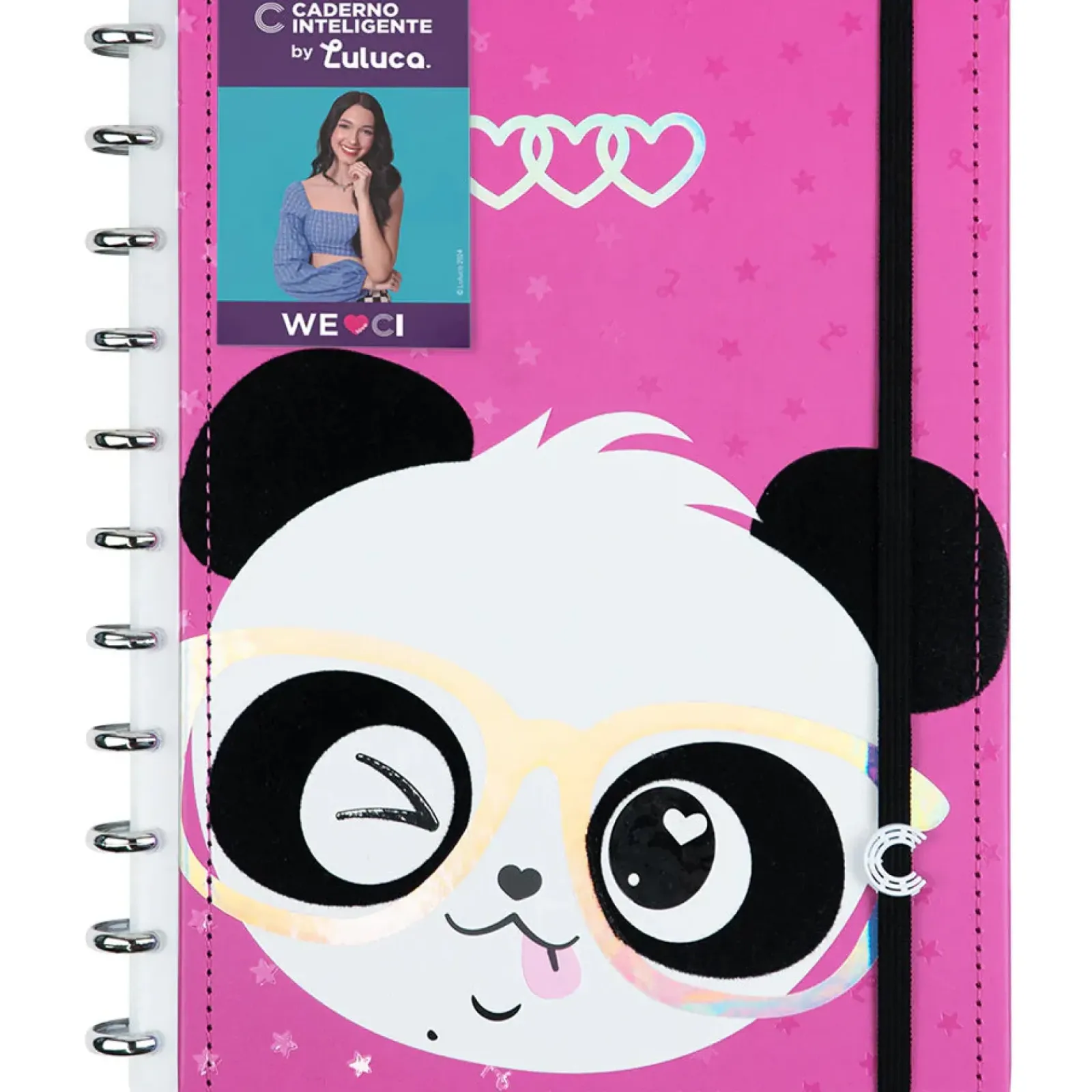 Outlet Caderno Inteligente A5 Pandalu Glow by Luluca