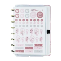 Caderno Inteligente Cadernos E Recargas|Cadernos De Disco > A5 Pink Blossom By Sof