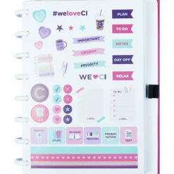 New Caderno Inteligente A5 Premier Rosa CI