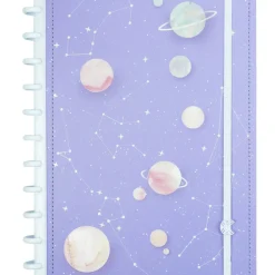 Caderno Inteligente Cadernos E Recargas|Cadernos De Disco > A4 Purple Galaxy Gocase
