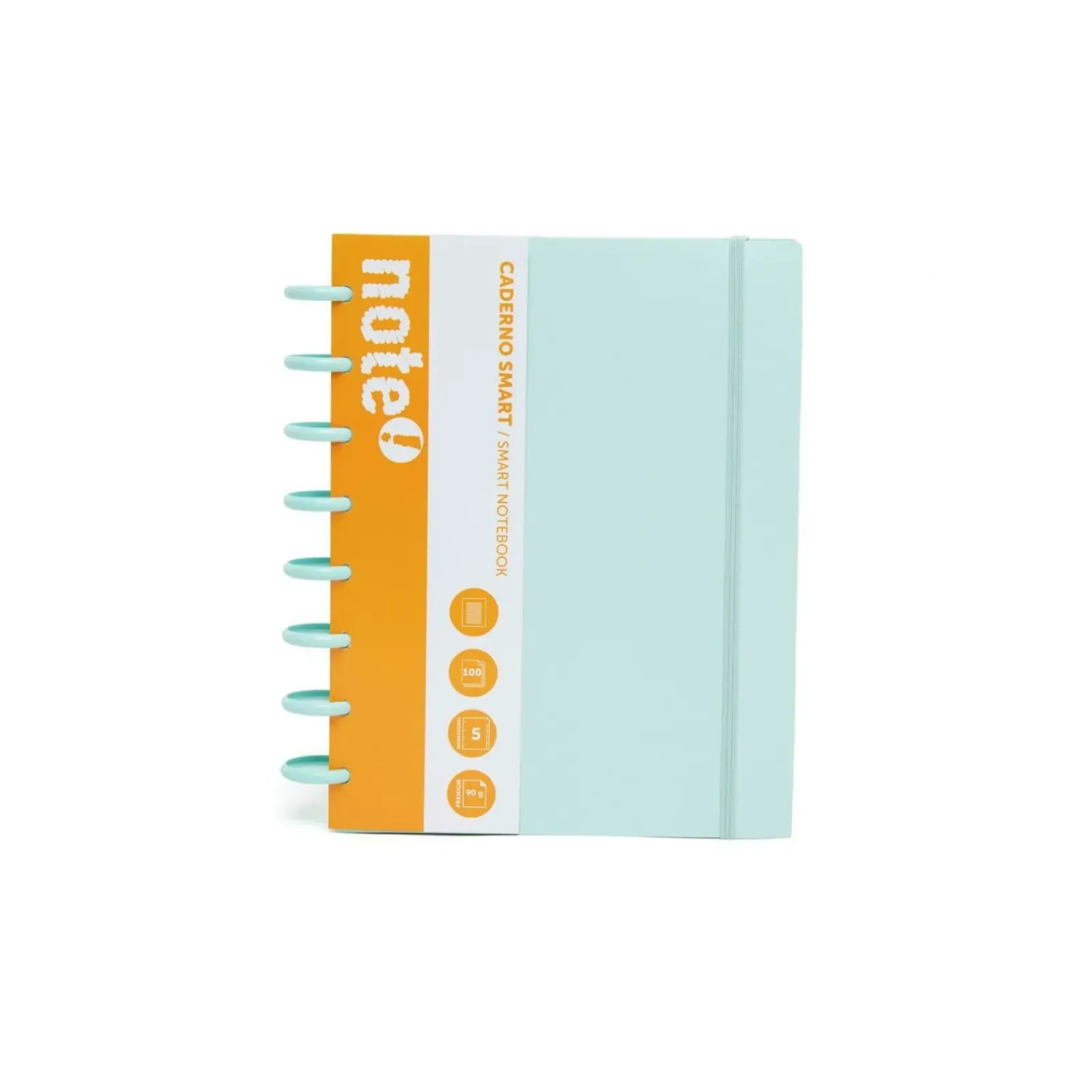 Note! Cadernos E Recargas > Caderno Smart A5 Azul Pastel