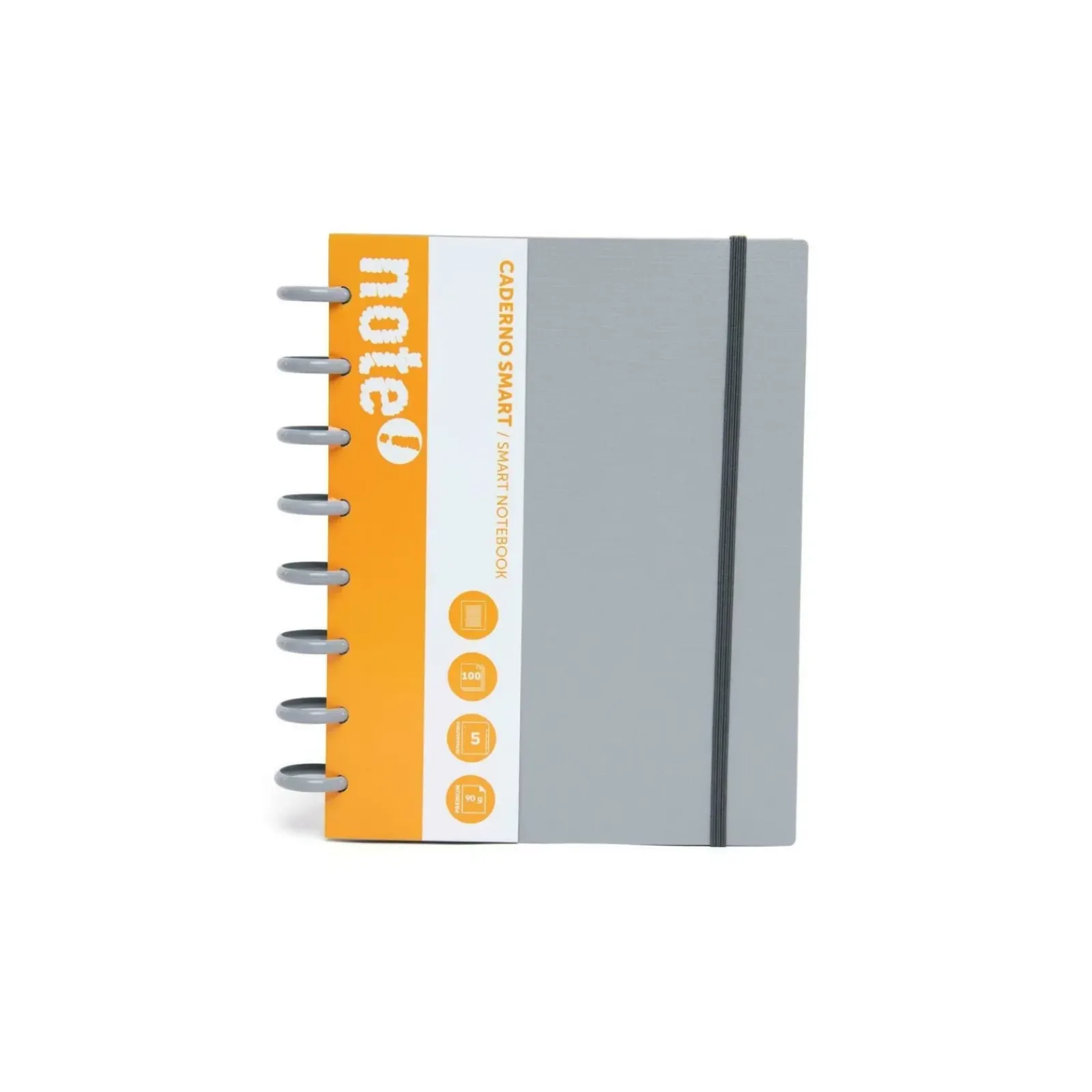 Discount Note! Caderno Smart A5 Cinza