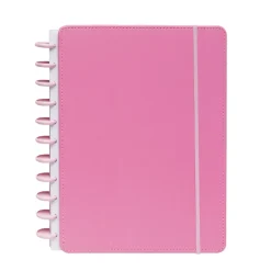 Talia Caderno Smart A4 com Elástico e Suporte Esferográfica 80 Folhas Pautado Rosa