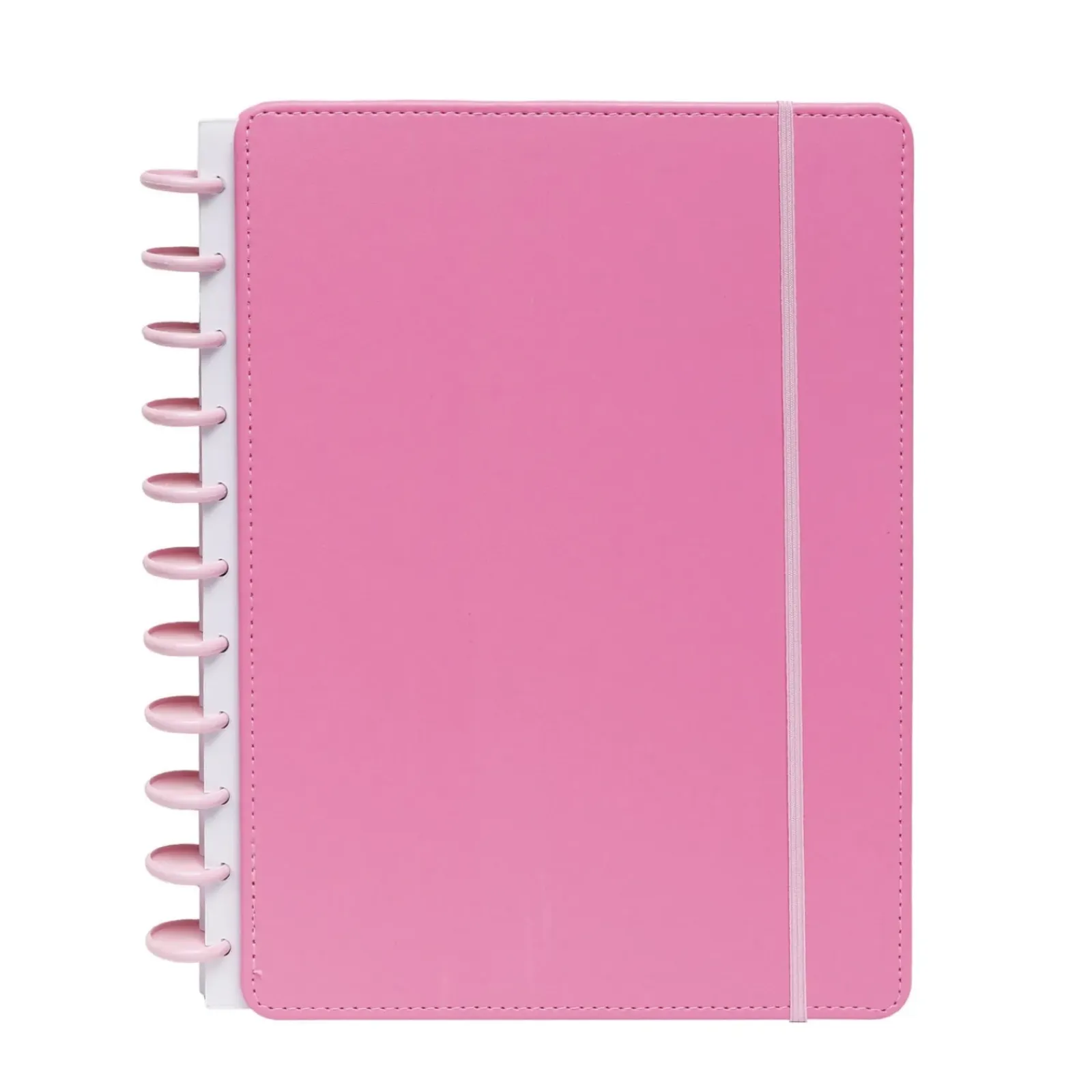 Talia Caderno Smart A4 com Elástico e Suporte Esferográfica 80 Folhas Pautado Rosa