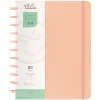 Best Talia Caderno Smart A4 com Elástico e Suporte Esferográfica 80 Folhas Pautado Rosa
