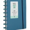 Talia Cadernos E Recargas|Cadernos De Disco > Caderno Smart A5 com Elástico 100 Folhas Azul