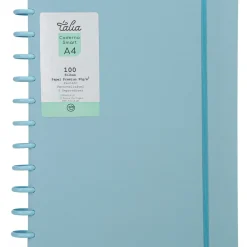 Talia Cadernos E Recargas|Cadernos De Disco > Caderno Smart A4 com Elástico 100 Folhas Artic Ice