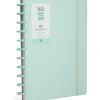 Talia Cadernos E Recargas|Cadernos De Disco > Caderno Smart A4 com Elástico 100 Folhas Verde Pastel