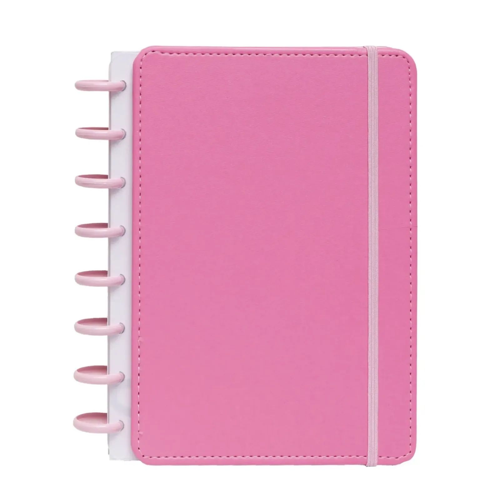 Discount Talia Caderno Smart A5 Pautado 80 Folhas com Elástico e Suporte Esferográfica Rosa