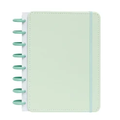 Talia Cadernos E Recargas|Cadernos De Disco > Caderno Smart A5 Pautado 80 Folhas com Elástico e Suporte Esferográfica Verde