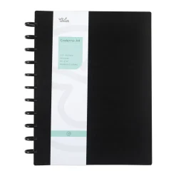 Talia Cadernos E Recargas|Cadernos De Disco > Caderno Smart A4 Pautado 100 Folhas Preto