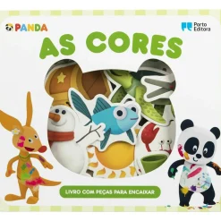 Porto Editora Atividades > Canal Panda - as Cores - Livro com Peças para Encaixar