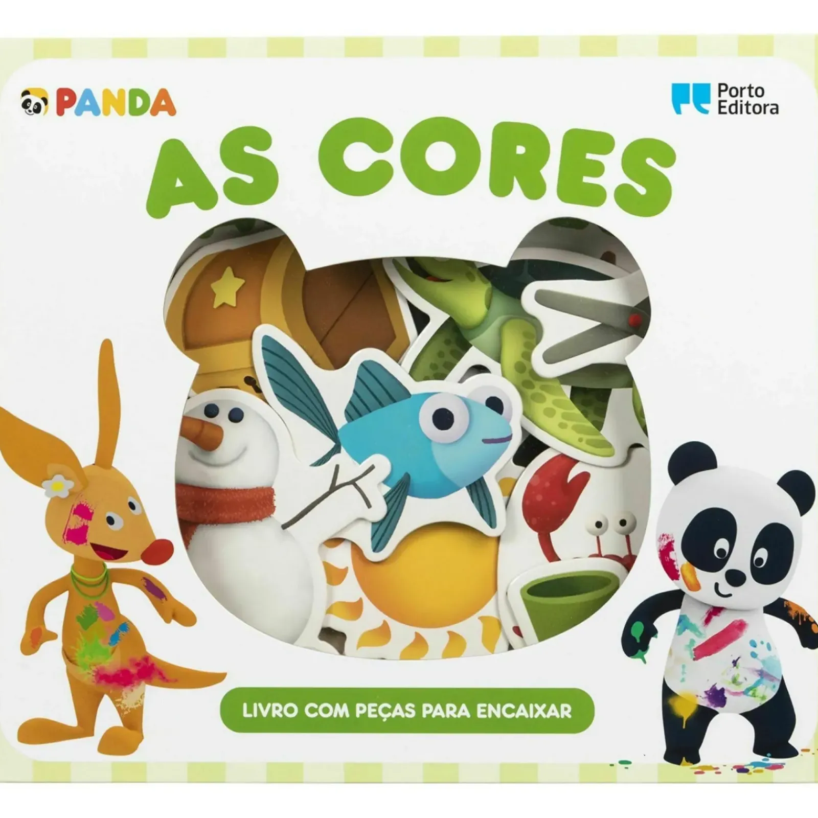 Porto Editora Atividades > Canal Panda - as Cores - Livro com Peças para Encaixar