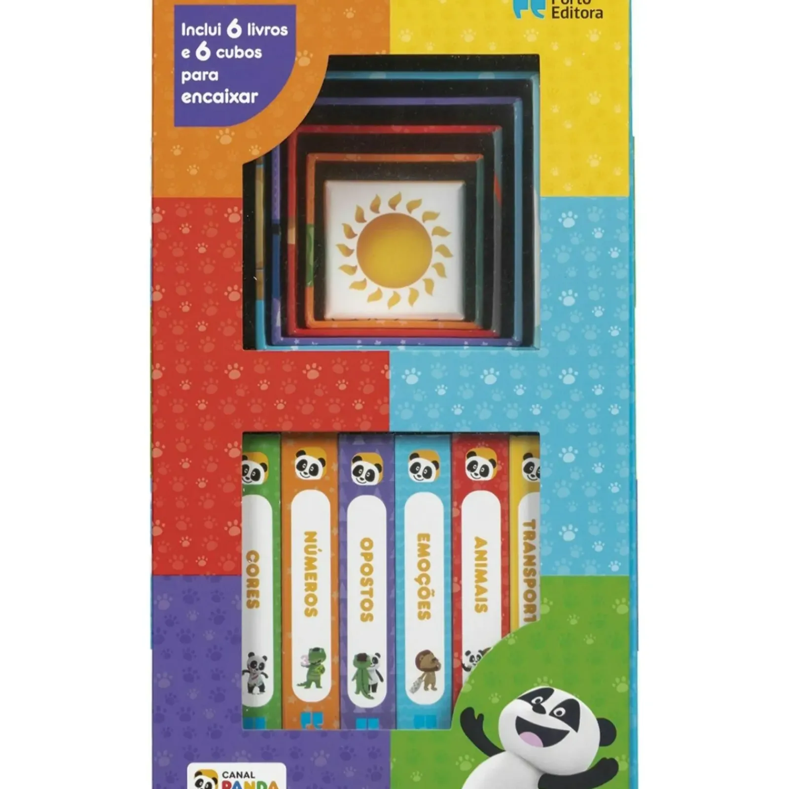 Clearance Porto Editora Canal Panda - Caixa do Bebé - Livros e Cubos