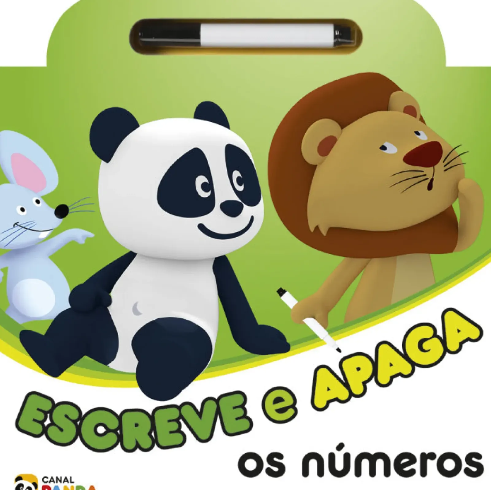 Porto Editora Atividades > Canal Panda - Escreve e Apaga os Números