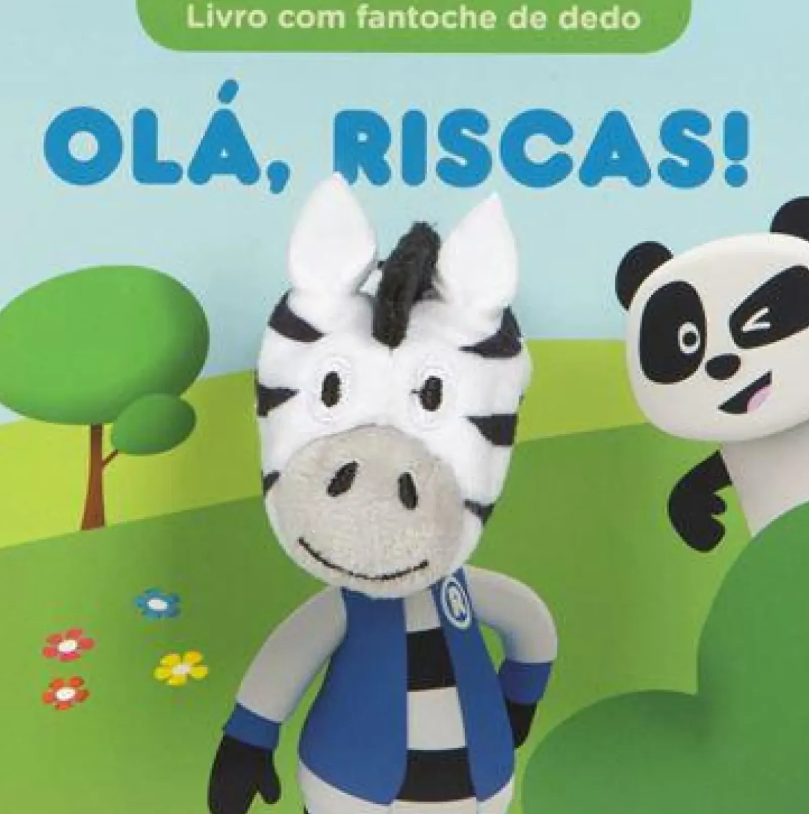 Online Porto Editora Canal Panda - Olá, Riscas! - Livro com Fantoche de Dedo