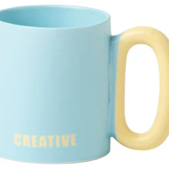 Kasa Canecas > Caneca Azul com Asa Amarela Creative
