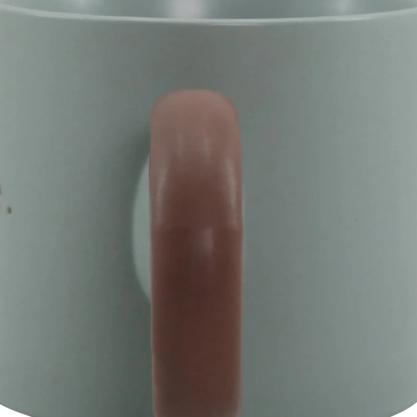 New Kasa Caneca Azul Home com Asa Castanha