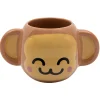 Mr. Wonderful Lancheiras|Lancheiras > Caneca 3D - Macaco
